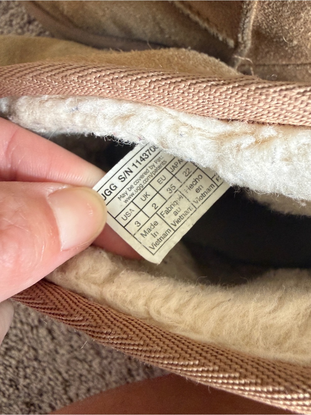 UGG Chestnut Shearling-Lined Suede Slip-On Boots - Picture 2 of 9